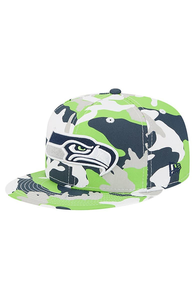 New Era Men's New Era  Neon Green/College Navy Seattle Seahawks 59FIFTY Fitted Hat, Main, color, Neon Green