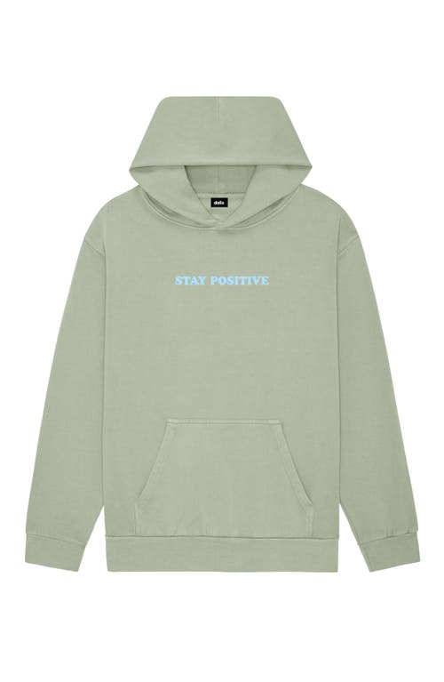 Dalix Womens Stay Positive Relaxed Hoodie In Multi