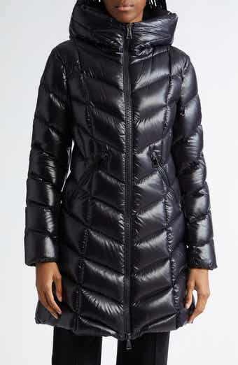 Moncler Hermine Grosgrain Trim Quilted Down Puffer Coat Nordstrom