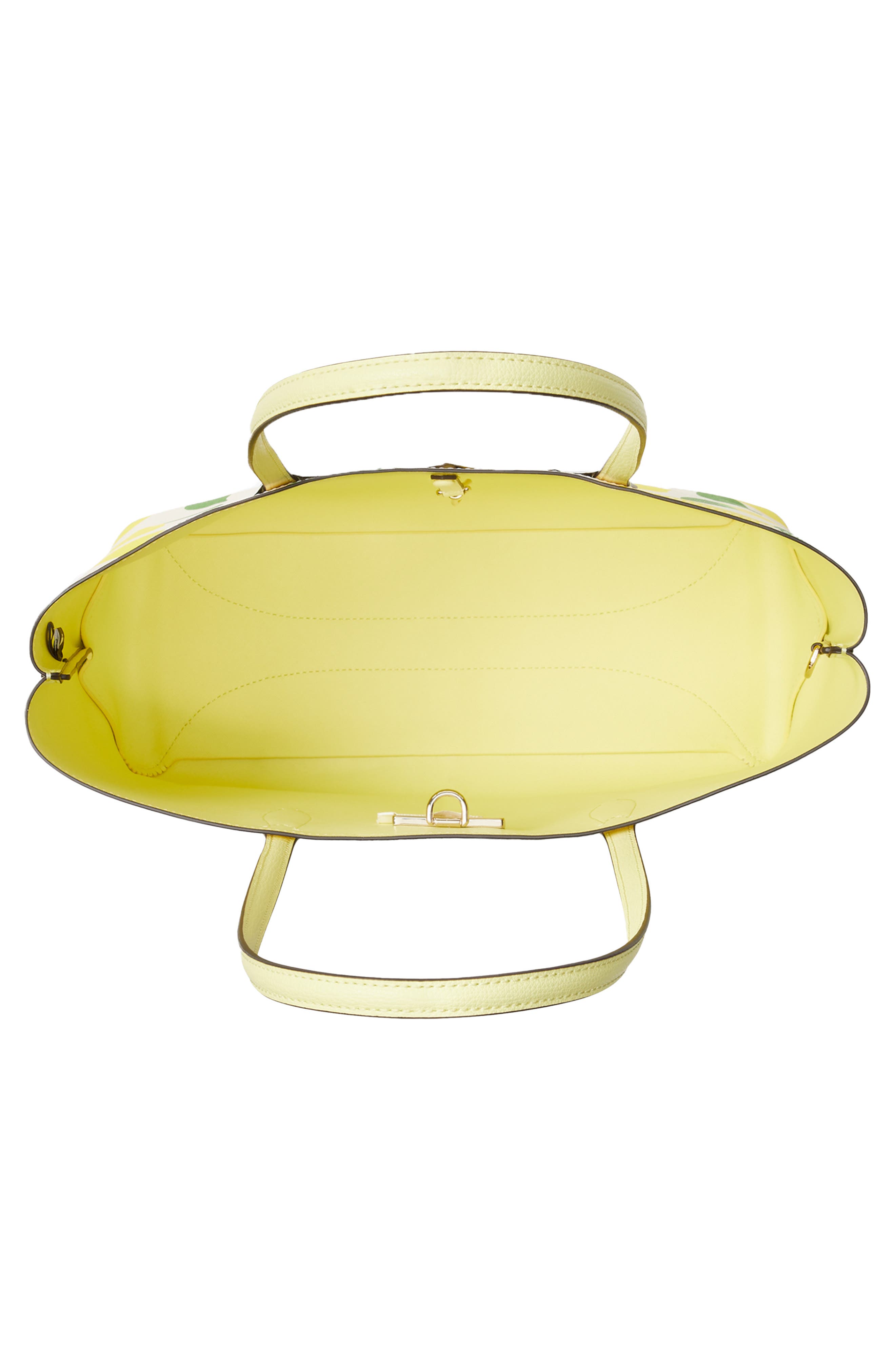 Kate Spade New York all day lemon toss print tote, Alternate, color, 