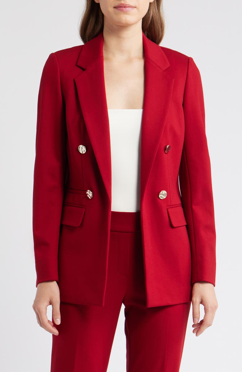 Anne Klein Double Breasted Blazer, Main, color,