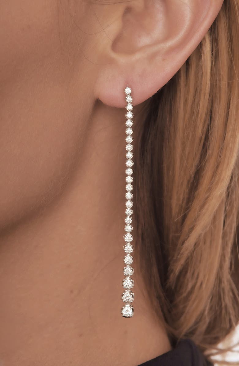 Bony Levy Graduated Diamond Linear Earrings, Alternate, color, 