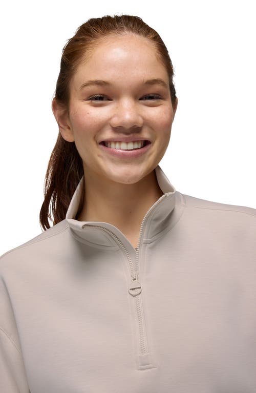 Prana Shea Half Zip In Almond