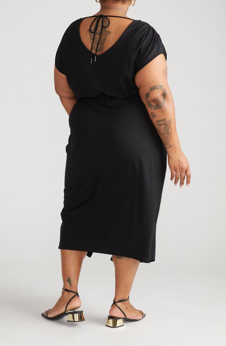 Universal Standard Havana Divine Liquid Jersey Dress, Alternate, color, 
