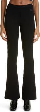 Courrèges Rib Knit Flare Pants