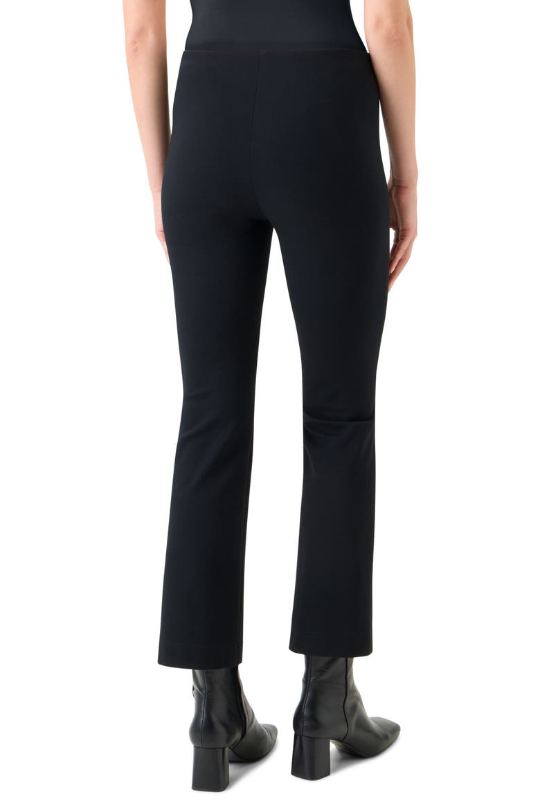 Cindy Jersey Bootcut Pants, Alternate, color, BLACK