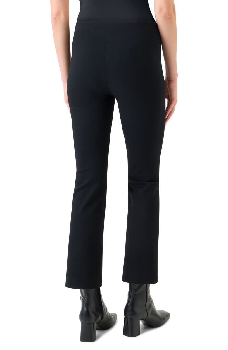 Akris punto Cindy Jersey Bootcut Pants, Alternate, color, Black
