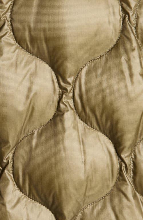 Moncler Lombi Onion Quilted Down Jacket In Green