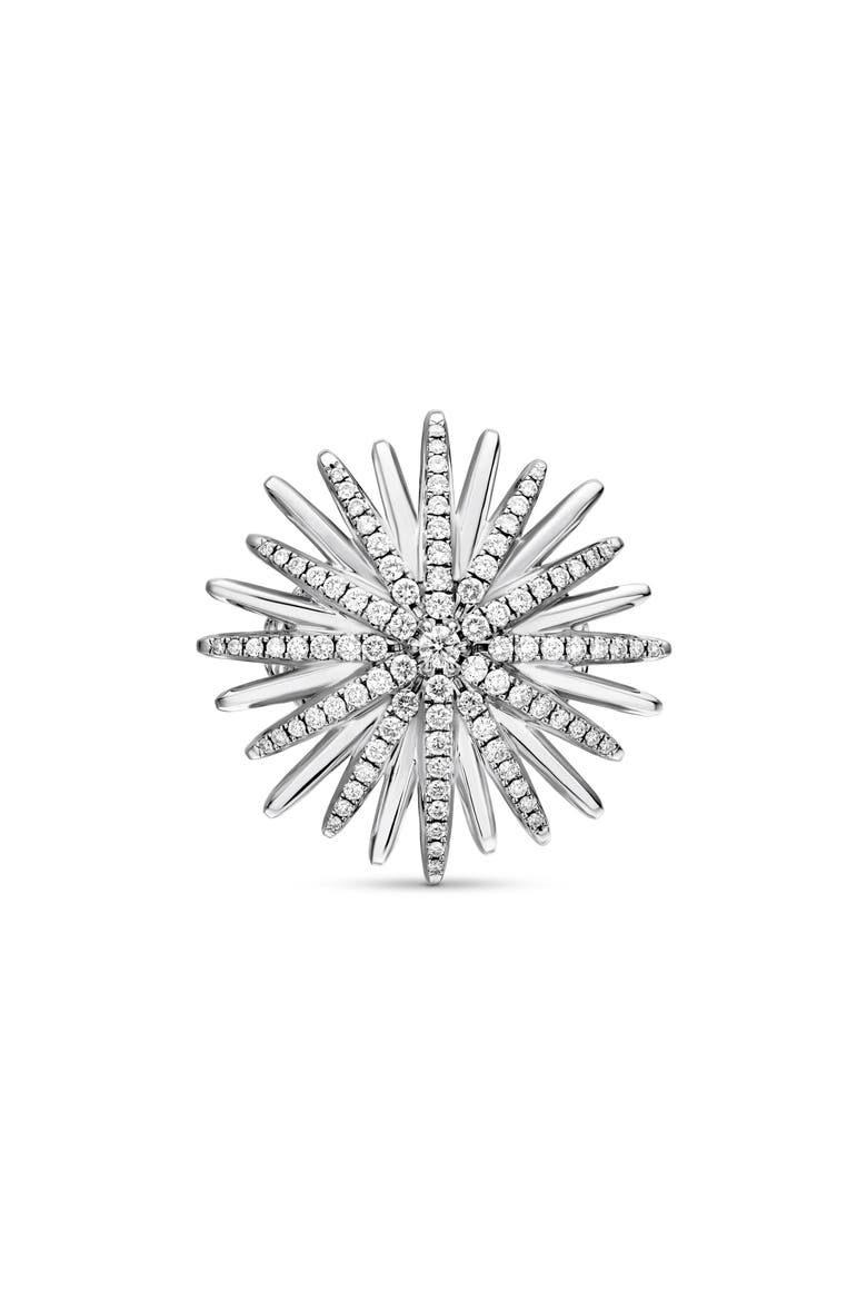 Starbust Diamond Ring, Main, color, DIAMOND/ SILVER