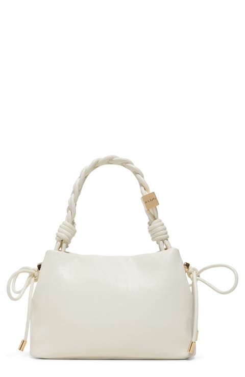 Coralisee Faux Leather Top Handle Bag