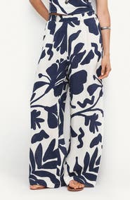 Vitamin A® The Getaway Linen Cover-Up Pants