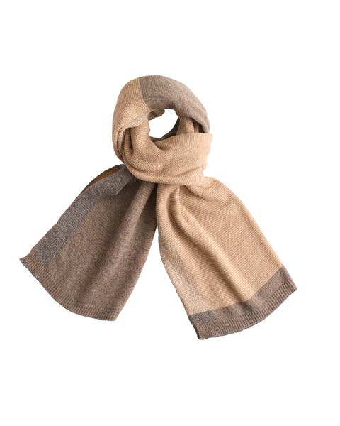 Cashmere Merino Ultra-Soft Marled Knit Scarf