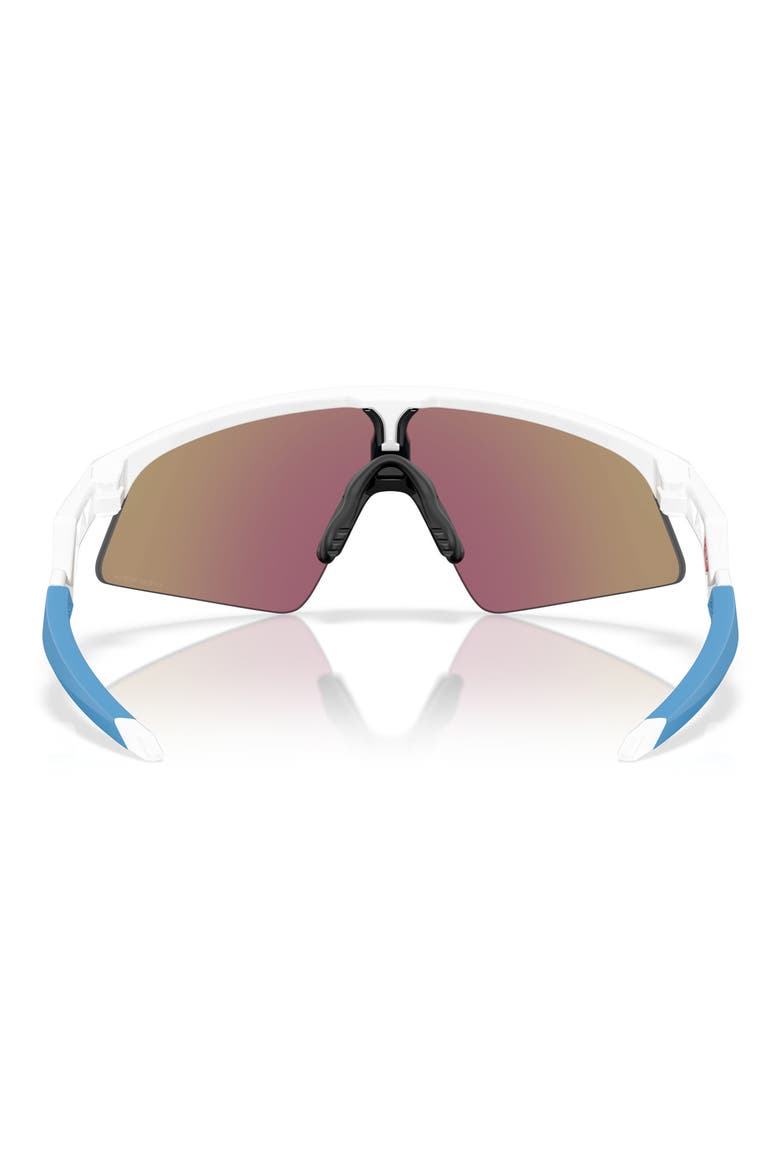 Prizm™ Everyday 28mm Rectangular Sunglasses, Alternate, color, POLISHED WHITE / SAPPHIRE