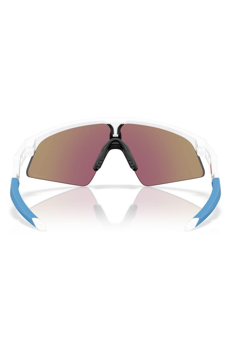 Oakley Prizm<sup>™</sup> Everyday 28mm Rectangular Sunglasses, Alternate, color, Polished White / Sapphire