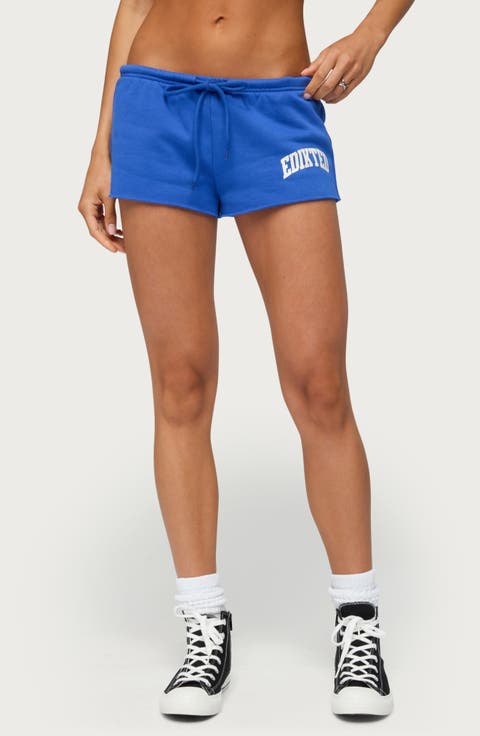 Sporty Babe Drawstring Micro Shorts