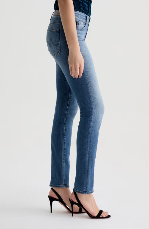 Ag Prima Low Rise Cigarette Jeans In Blue