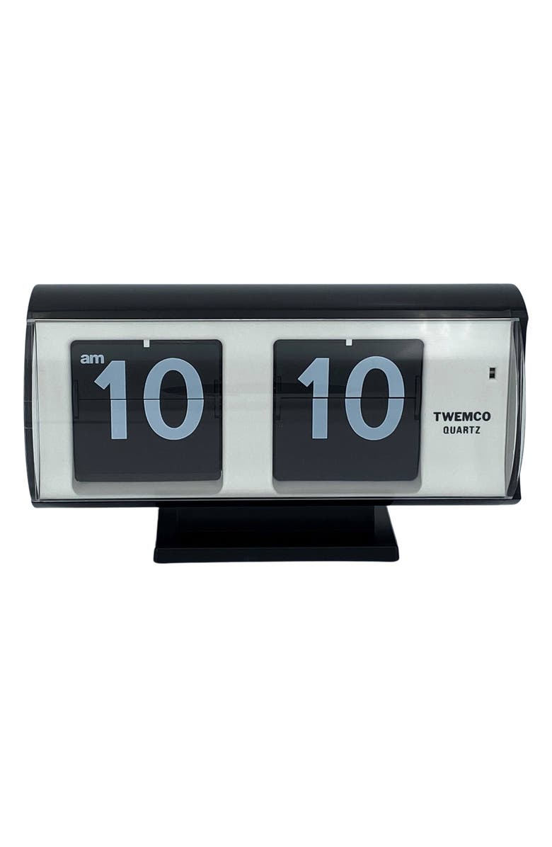 TWEMCO Drum Analog Flip Clock, Main, color, 