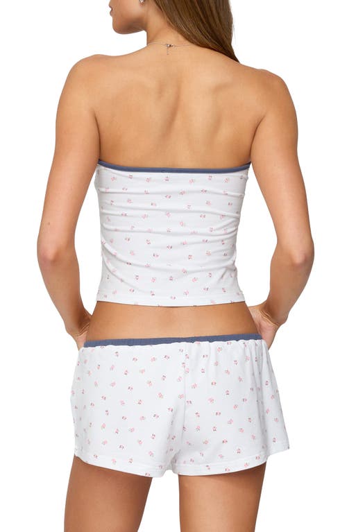 Edikted Stefi Floral Contrast Tube Top
