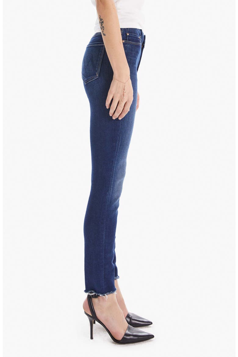 The Looker Fray Hem Ankle Skinny Jeans, Alternate, color, HOME MOVIES