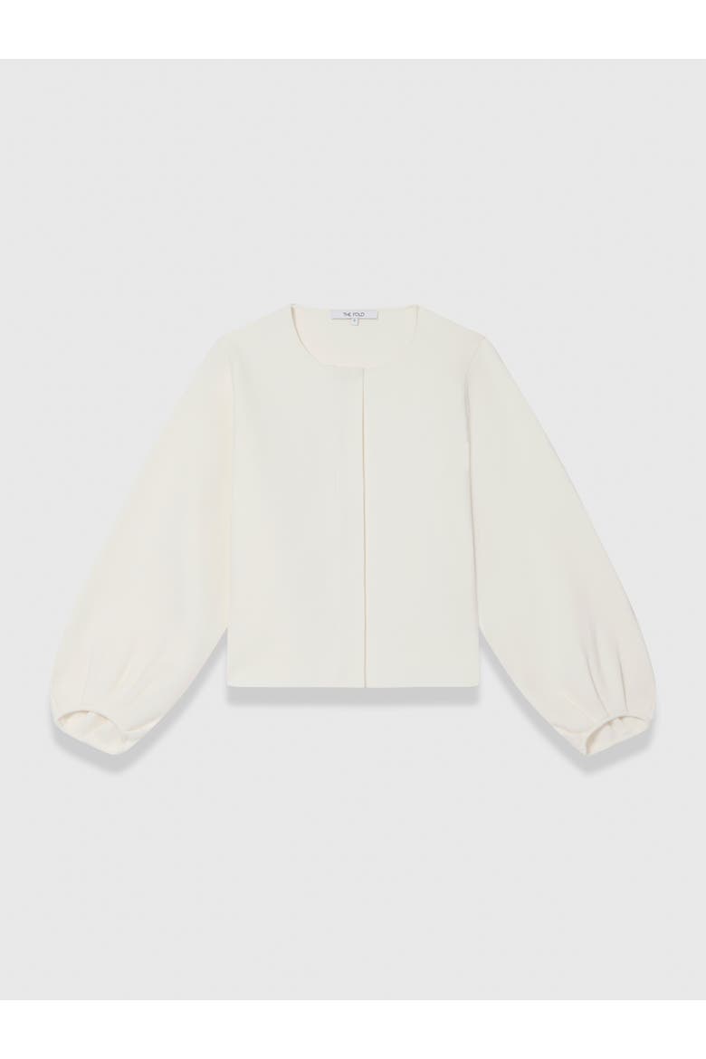 Candela Wool Blend Zip Up Jacket, Alternate, color, White