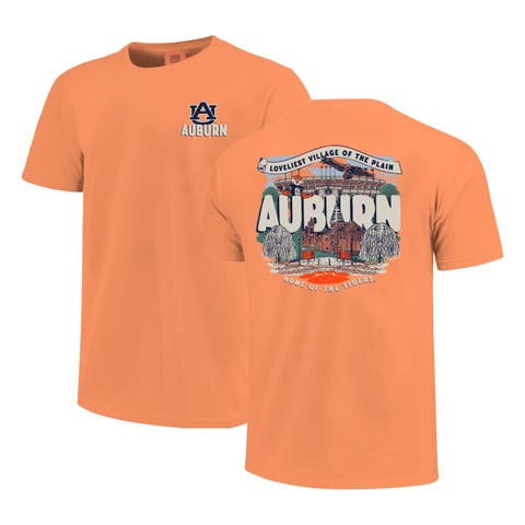 Youth  Orange Auburn Tigers Comfort Colors Hyperlocal Campus Scene T-Shirt