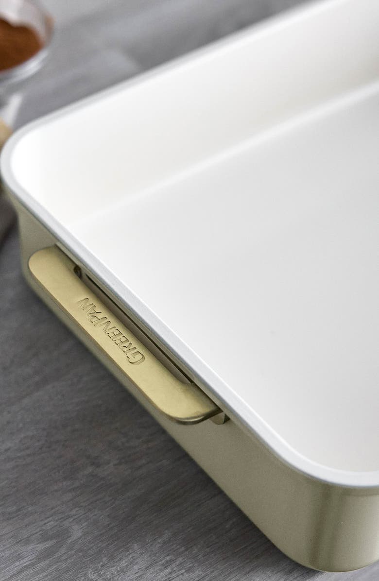 GreenPan Reserve Bakeware Rectangular Cake Pan, Alternate, color, Cream