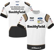 STEWART-HAAS RACING Men's Stewart-Haas Racing Team Collection White Aric Almirola Smithfield Sublimated Team Uniform T-Shirt