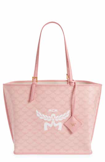 MCM Himmel Lauretos Coated Canvas Shopper Bag