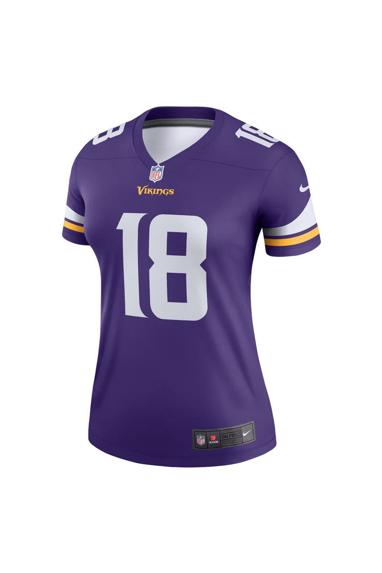 Women's Nike Justin Jefferson Purple Minnesota Vikings Legend Jersey, Alternate, color, Purple