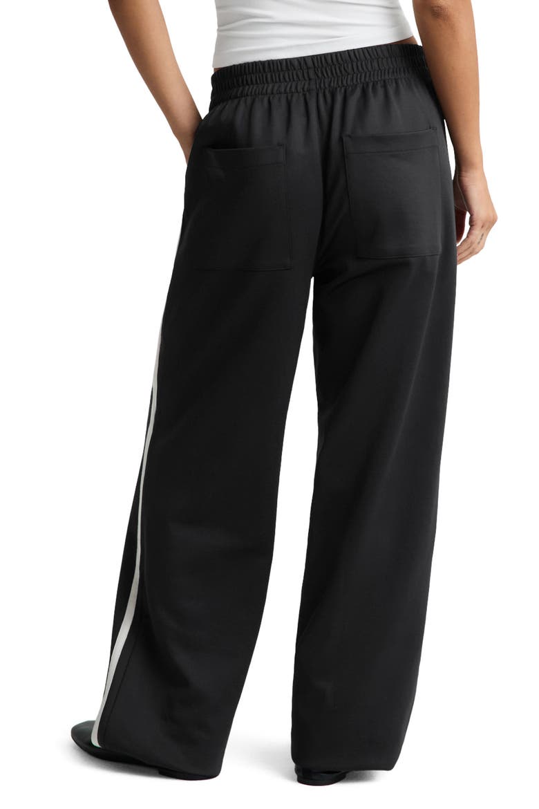 That Tracks Straight Leg Pants, Alternate, color, BLACK