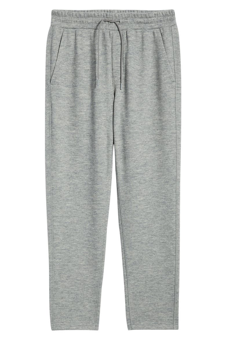 Waffle Knit Joggers, Alternate, color, GREY HEATHER