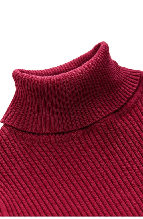 Next Kids' Rib Turtleneck Sweater In Red