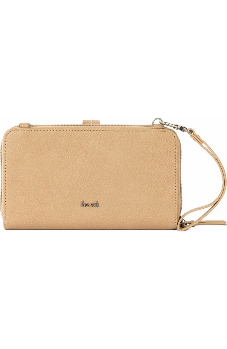 The Sak Iris Smartphone Crossbody Bag, Alternate, color, Ecru Multi Beads Full