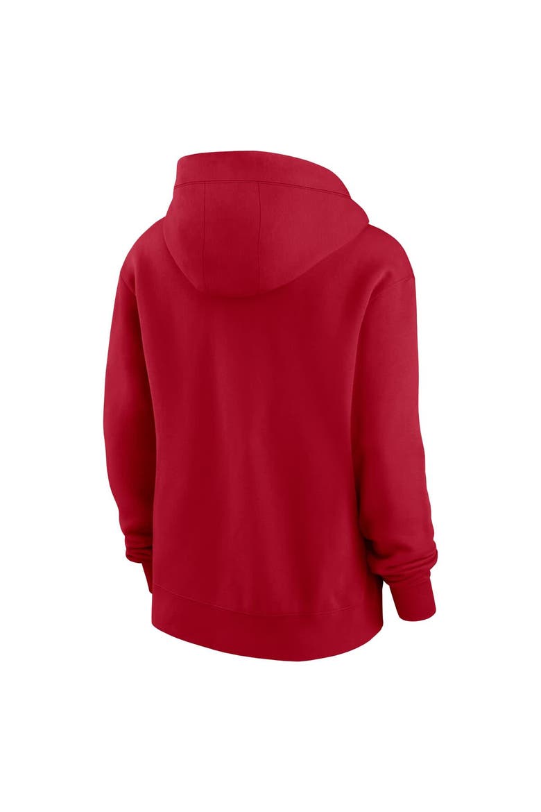 Women's Nike Scarlet San Francisco 49ers Plus Size Phoenix Full-Zip Hoodie, Alternate, color, Scarlet