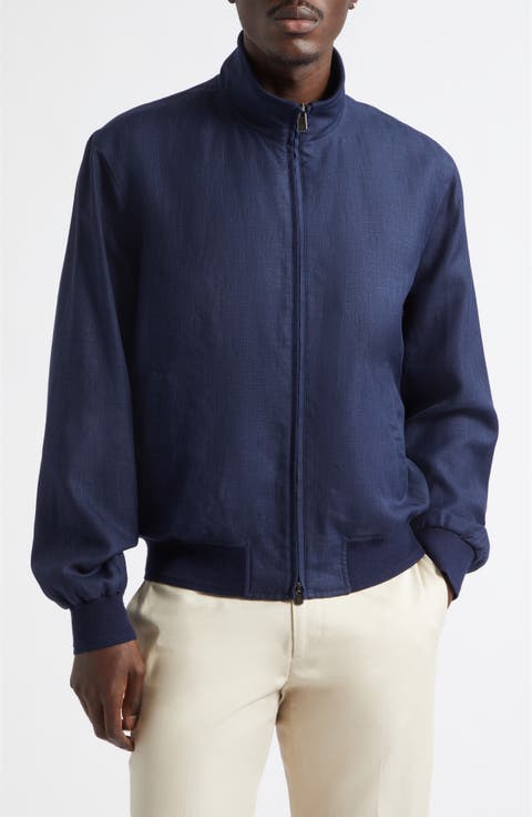 Felton Linen, Wool & Silk Flight Jacket