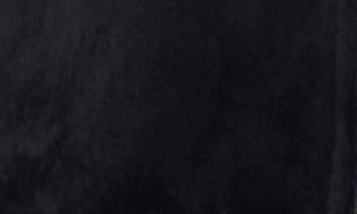 Vince Camuto Plus Size Velour Zip-front Hoodie Jacket In Black