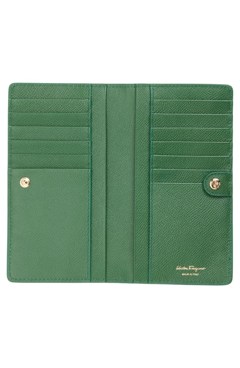 FERRAGAMO Gancini Leather Continental Wallet, Alternate, color, 