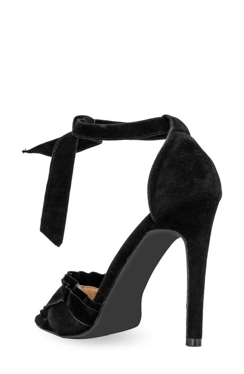 Chase & Chloe Chase And Chloe Gigi Tie Ankle Strap Sandal