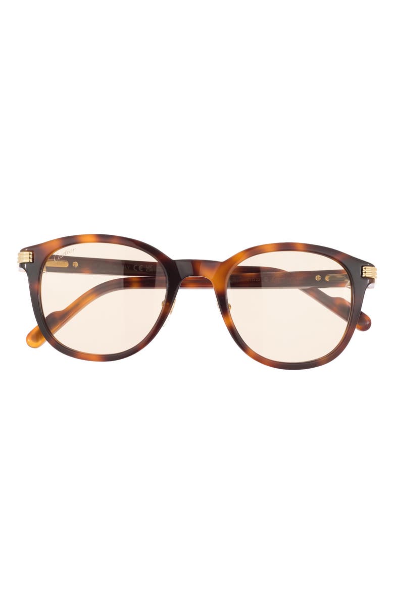 Cartier 51mm Round Sunglasses, Main, color,