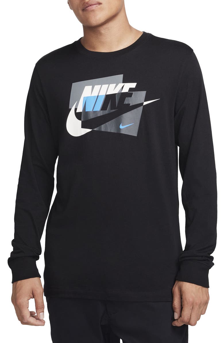Nike Puff Print Long Sleeve Graphic T-Shirt, Main, color, 