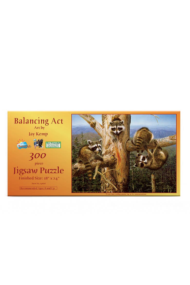 Balancing Act 300 piece Jigsaw Puzzle for Adults, Alternate, color, Multicolor