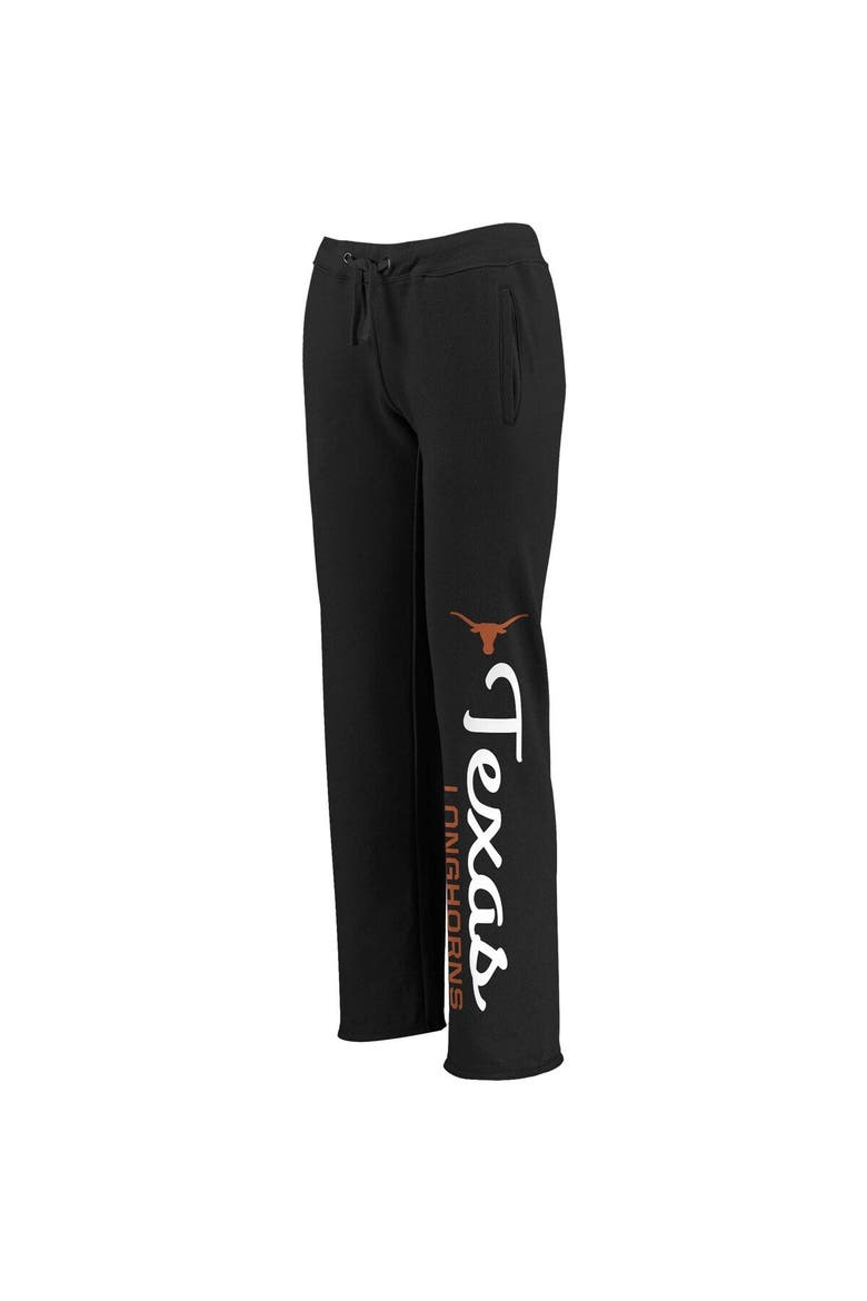 Women's Fanatics Branded Black Texas Longhorns Cozy Fleece Sweatpants, Alternate, color, Black
