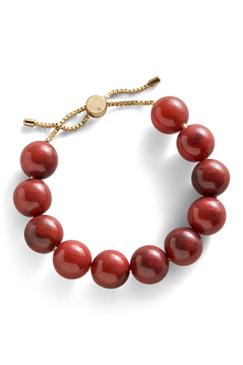 Jane Beaded Bracelet, Main, color, RED
