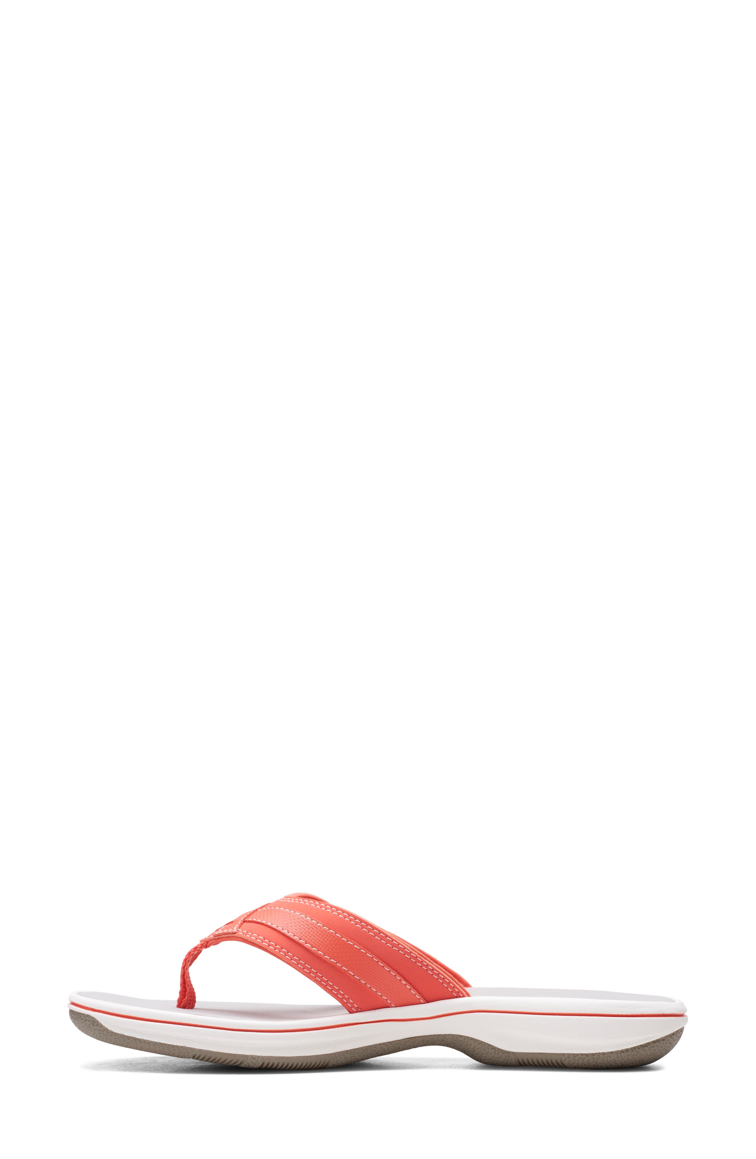 Clarks<sup>®</sup> Breeze Sea Flip Flop Sandal, Alternate, color, Bright Cor