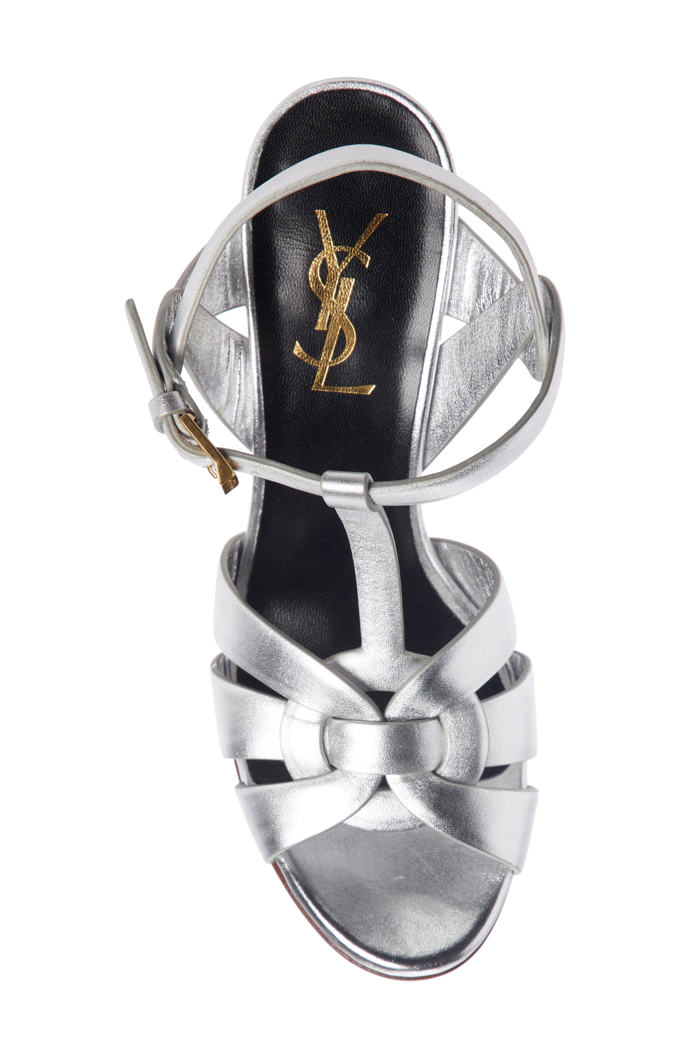 Tribute Metallic Platform Sandal, Alternate, color, SILVER