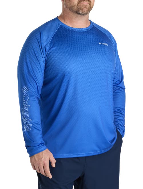 Shop Columbia Big & Tall Pfg Super Terminal Tackle Fish Fade Long-sleeve T-shirt