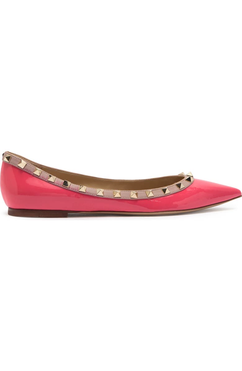 Valentino Garavani 'Rockstud' Flat, Alternate, color,