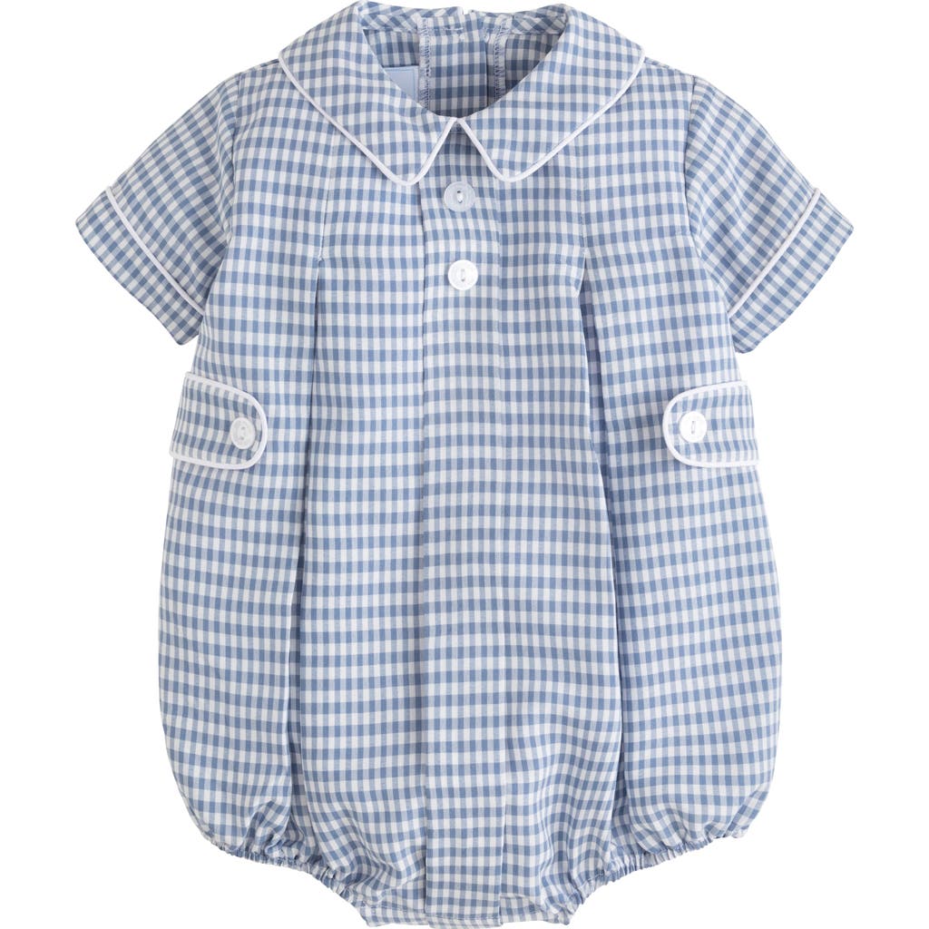 Little English Gingham Davant Bubble in Gray Blue Gingham  product