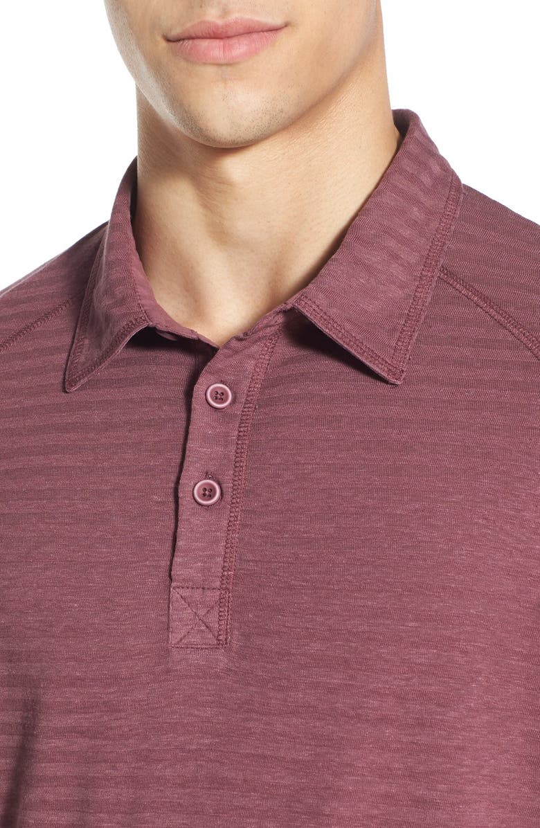 Gramicci 'Drake' Stripe Polo, Alternate, color, 