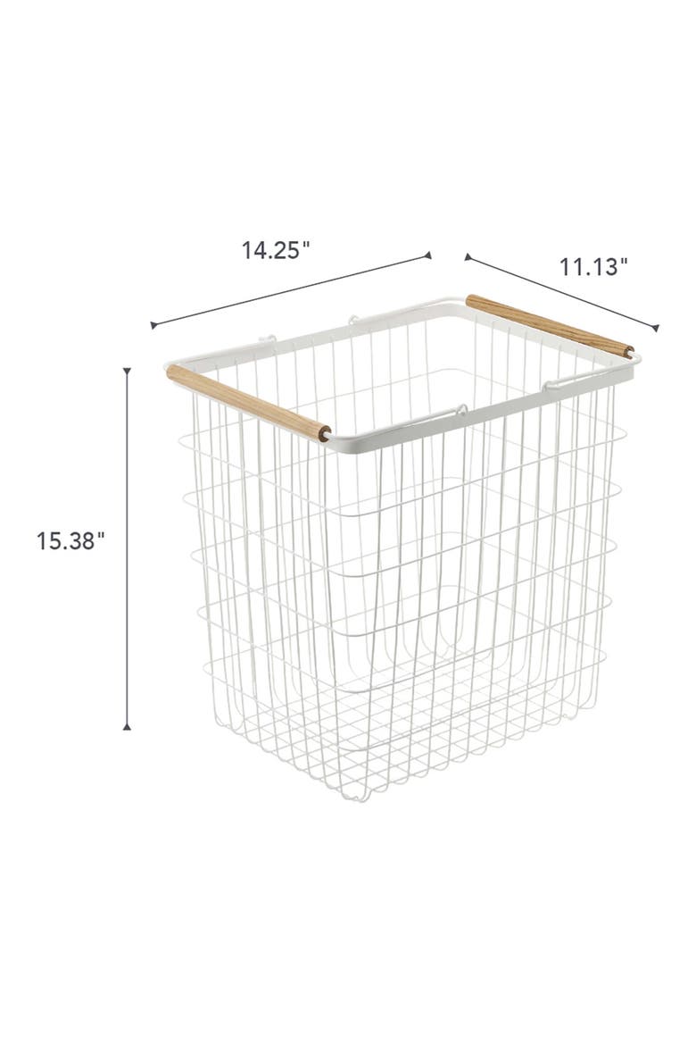 Tosca Laundry Basket, Alternate, color, WHITE LARGE